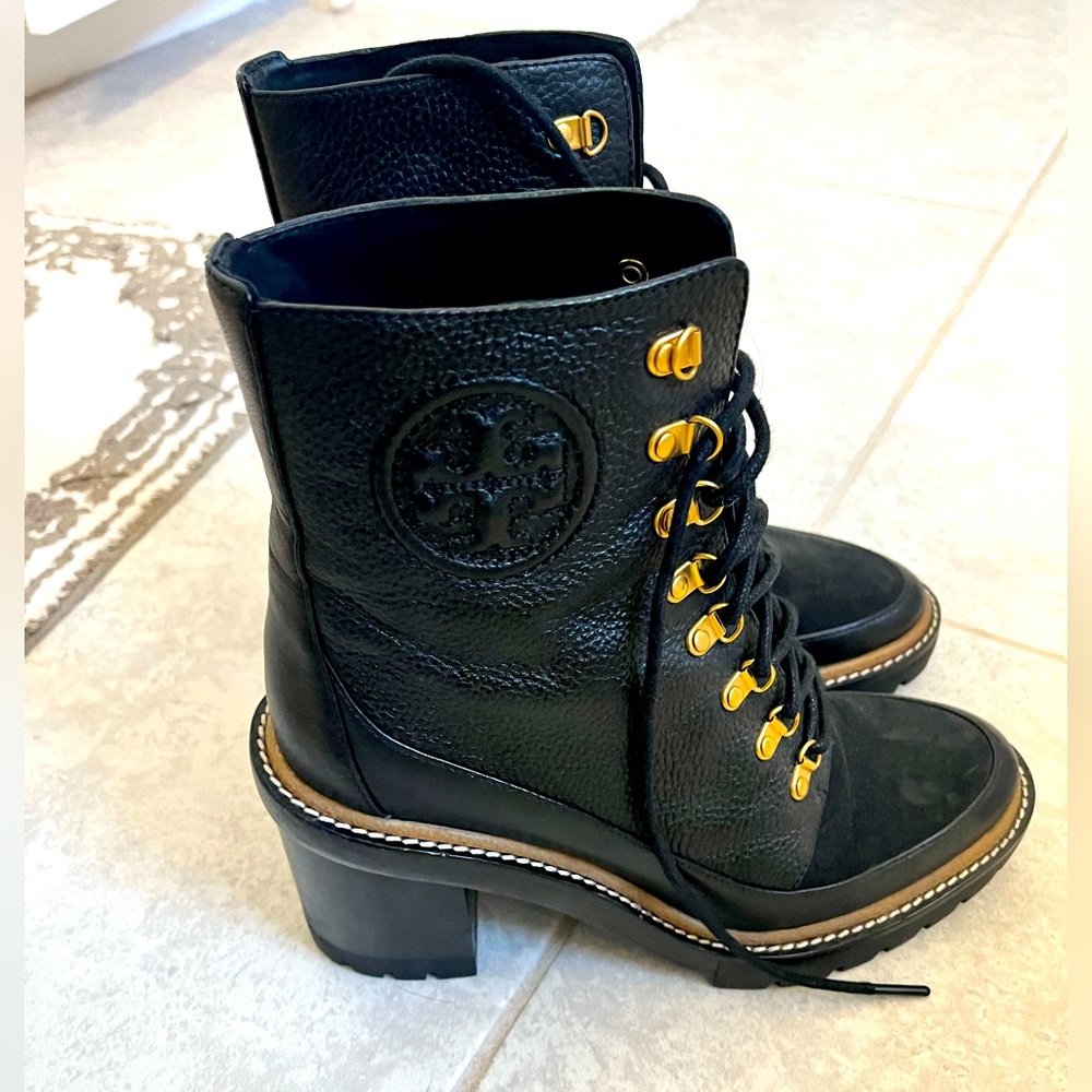 Tory Burch lug combat boots